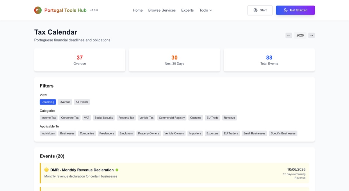 Portugal Tools Hub screenshot 7